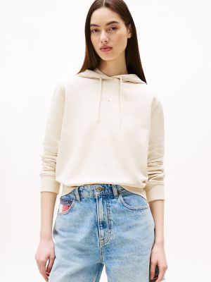 Tommy Jeans Logo Hoodie, Desert Sand Dune