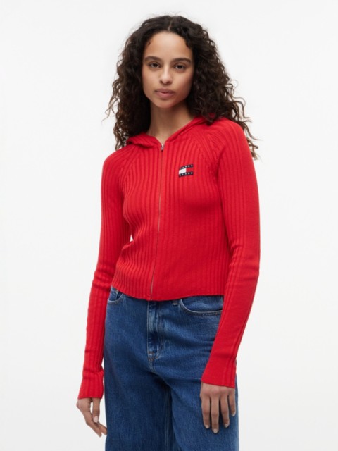 Женские джинсы Tommy Hilfiger Tommy Jeans Slim Fit Hooded Zip Cardigan