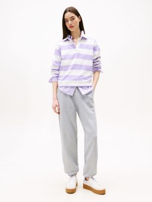 Tommy Jeans Overdyed Varsity Sweatpant, Grey Htr