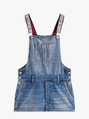 tommy hilfiger denim overall dress Y2k 'tommy Hilfiger' Kids Overall Dress / 6