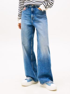 High-Rise Wide Leg Jean, Medium Denim