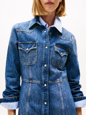 white christmas dresses Tommy Hilfiger Denim Lore Fit & Flare Dress main image 1