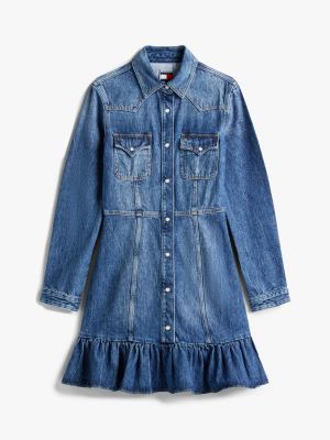 Tommy Jeans Denim Western Dress | Tommy Hilfiger USA
