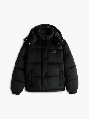 Tommy Jeans Velour Quilted Puffer Jacket | Tommy Hilfiger USA