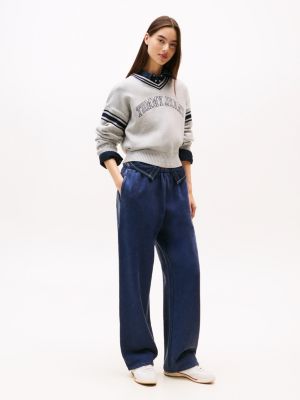 Tommy Jeans Garment-Dyed Sweatpant, Dark Blue