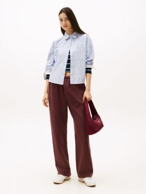 Tommy Jeans Garment-Dyed Sweatpant, Rich Brown