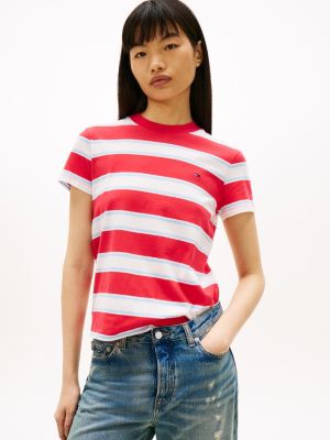 Tommy Jeans Regular Fit Stripe T-Shirt from Tommy Hilfiger - $22.25