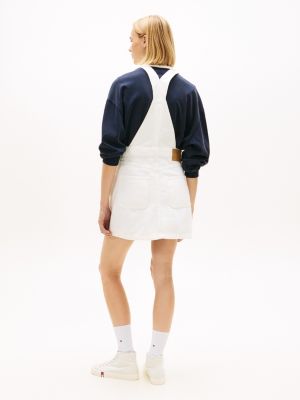 denim mini dress overall Xaspee Denim Overall Dress for Women Casual Mini Sleeveless Jean Vintage  Jumper Skirt Dress with Pockets at Amazon Women's Clothing store