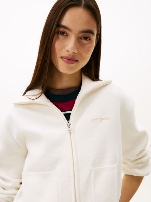 トミーフィルガー Tommy Jeans Chenille Zip Cardigan | Tommy Hilfiger USA