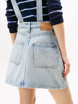 tommy hilfiger denim overall dress Tommy Hilfiger Little Girls Embroidered Skirtall