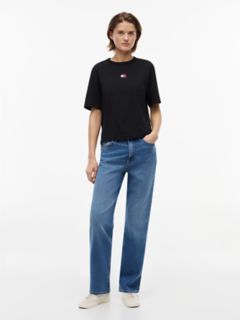 Tommy Jeans Badge Boxy T-Shirt — Black 2