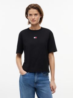 Tommy Jeans Badge Boxy T-Shirt — Black 1