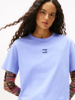 Tommy Jeans Badge Boxy-Fit T-Shirt | Tommy Hilfiger