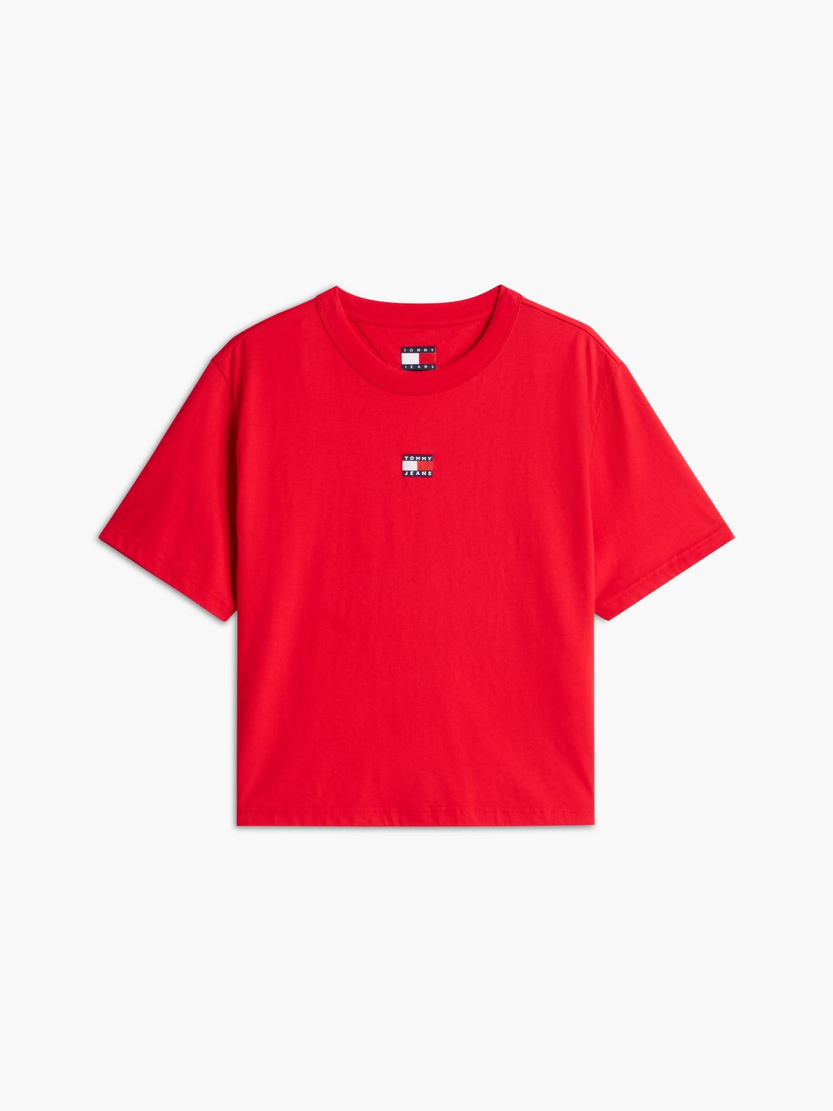 Tommy Jeans Badge Boxy T-Shirt — Lavish Red