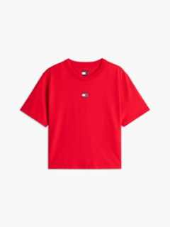Tommy Jeans Badge Boxy T-Shirt — Lavish Red 5