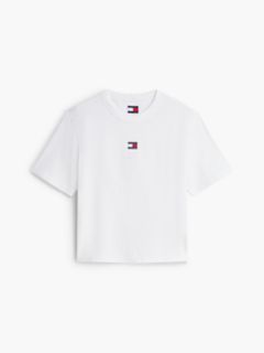 Tommy Jeans Badge Boxy T-Shirt — Ecru 5