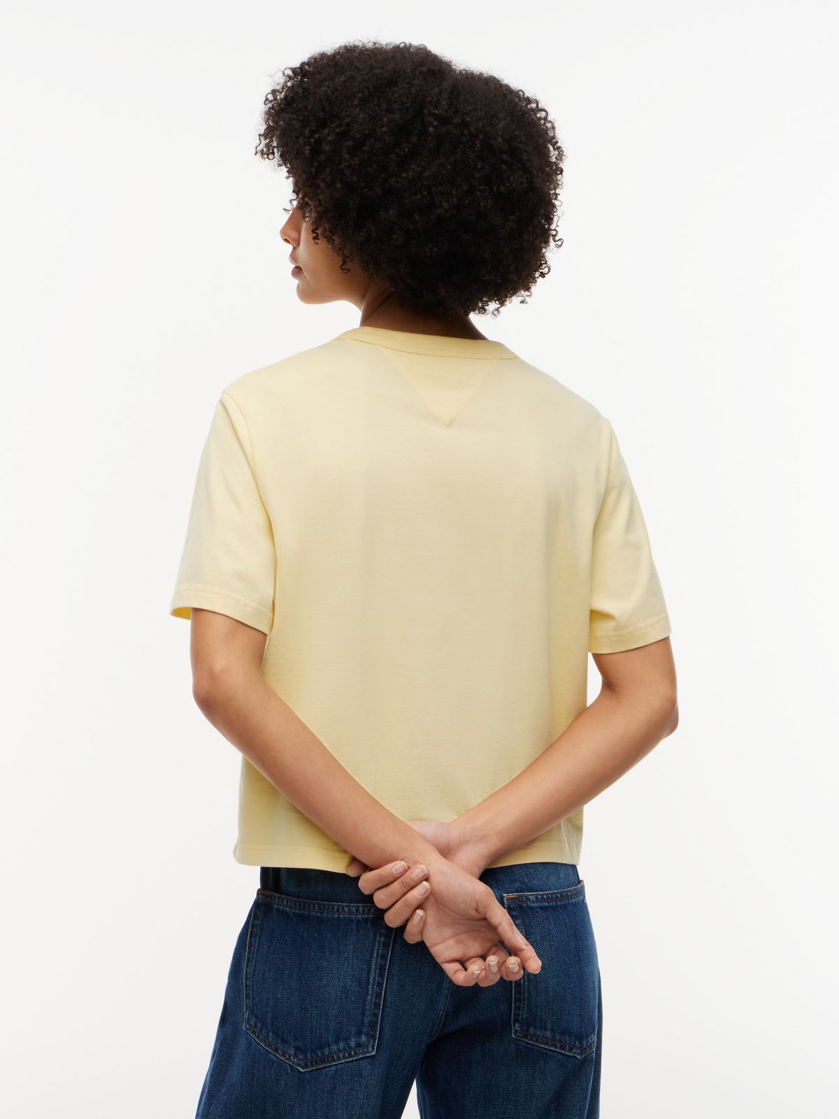 Tommy Jeans Badge Boxy T-Shirt — Day Lily