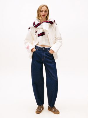 Tommy Jeans Tapered Barrel Leg Jean, Denim Dark
