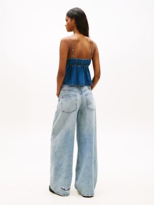 Женские джинсы Tommy Hilfiger Tommy Jeans Chambray Tank Top — фото 4