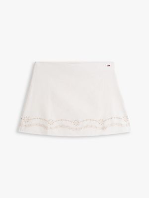 Tommy Hilfiger Tommy Jeans Embroidered Mini Skirt — фото 5