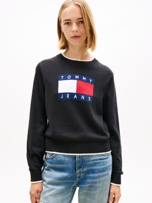Tommy Jeans Flag Logo Tipped Sweater