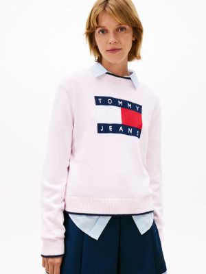Tommy Jeans Flag Logo Tipped Sweater from Tommy Hilfiger - $59.70