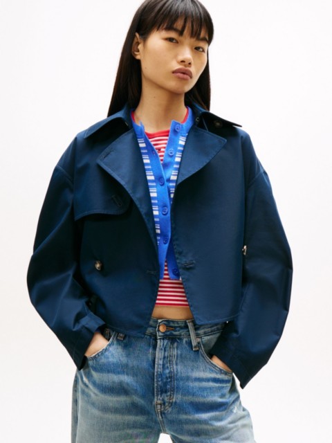 Женские куртки Tommy Hilfiger Tommy Jeans Water-Repellent Trench Coat