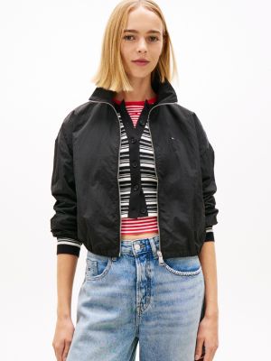Tommy Jeans Water-Repellent Zip Jacket, Black