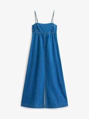 tommy hilfiger denim maxi dress Tommy Jeans Chambray Maxi Dress