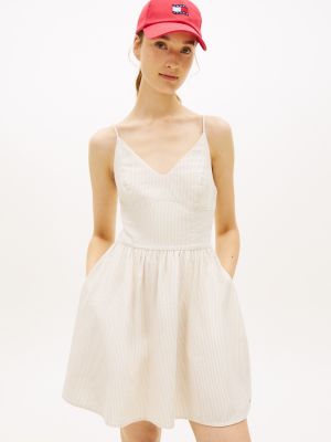 Женские платья Tommy Hilfiger Tommy Jeans Linen-Blend Skater Dress — фото 3