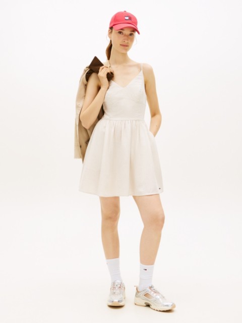 Женские платья Tommy Hilfiger Tommy Jeans Linen-Blend Skater Dress