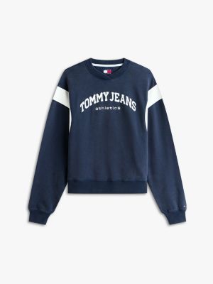 Женские джинсы Tommy Hilfiger Tommy Jeans Athletics Boxy Sweatshirt — фото 5