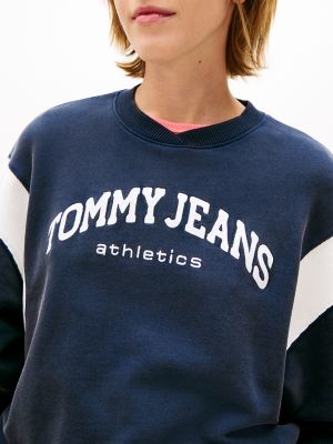 Женские джинсы Tommy Hilfiger Tommy Jeans Athletics Boxy Sweatshirt — фото 3