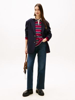 Tommy Jeans Slim Straight Jean, Denim Blue Black