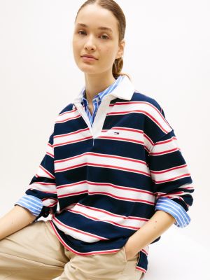 Женские джинсы Tommy Hilfiger Tommy Jeans Relaxed Stripe Rugby — фото 2