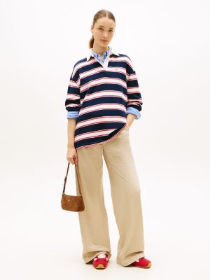 Женские джинсы Tommy Hilfiger Tommy Jeans Relaxed Stripe Rugby — фото 3