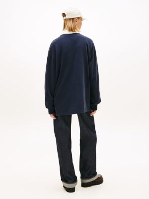 Женские джинсы Tommy Hilfiger Tommy Jeans 1985 Logo Oversized Rugby — фото 4