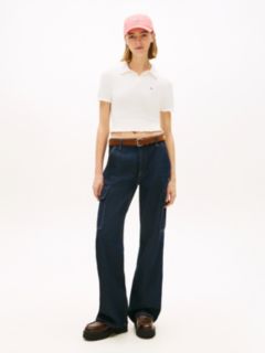 Tommy Jeans Lettuce-Trim Sweater Polo — Ancient White 3