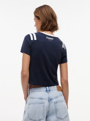Женские футболки Tommy Hilfiger Tommy Jeans 85 Varsity T-Shirt — фото 4