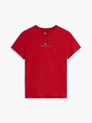 Женские футболки Tommy Hilfiger Tommy Jeans Logo Lightweight T-Shirt — фото 5