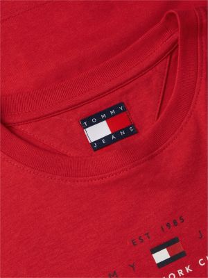 Женские футболки Tommy Hilfiger Tommy Jeans Logo Lightweight T-Shirt — фото 6