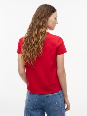 Женские футболки Tommy Hilfiger Tommy Jeans Logo Lightweight T-Shirt — фото 4