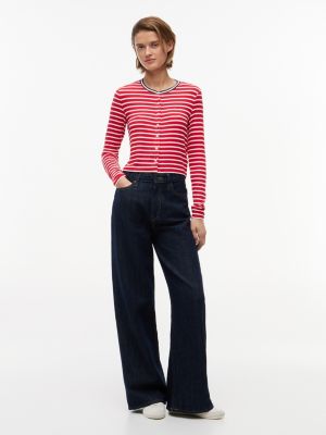 Женские джинсы Tommy Hilfiger Tommy Jeans Slim Fit Rib-Knit Cardigan — фото 2