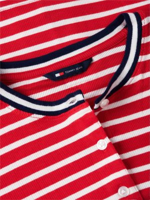 Женские джинсы Tommy Hilfiger Tommy Jeans Slim Fit Rib-Knit Cardigan — фото 6