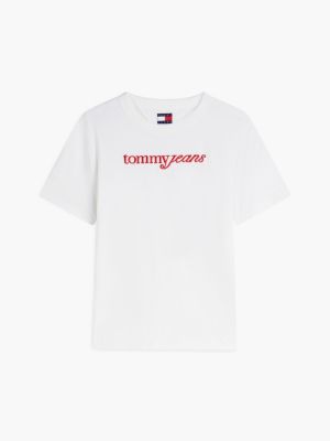 Женские футболки Tommy Hilfiger Tommy Jeans Embroidered Script T-Shirt — фото 5