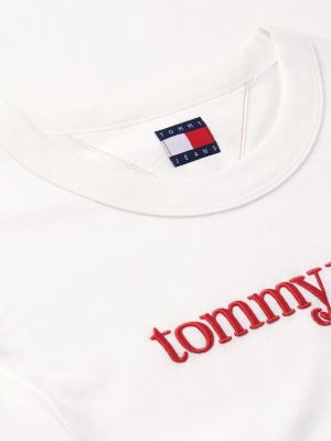 Женские футболки Tommy Hilfiger Tommy Jeans Embroidered Script T-Shirt — фото 6