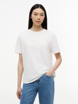 Tommy Jeans Varsity Logo T-Shirt, Ancient White
