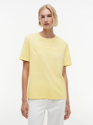 Tommy Jeans Varsity Logo T-Shirt, Citronella