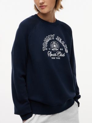 Женские джинсы Tommy Hilfiger Tommy Jeans Sports Club Logo Sweatshirt — фото 3