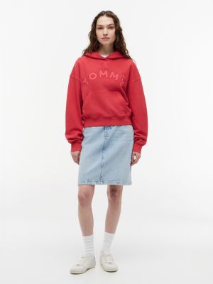 Женские джинсы Tommy Hilfiger Tommy Jeans Boxy Fit Garment-Dyed Hoodie — фото 2